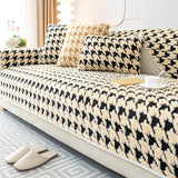 Houndstooth Plush Mat Möbelskydd Antiglidskydd Carvallo