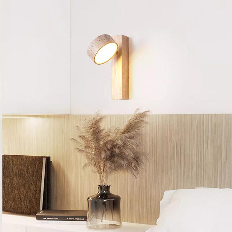 Travertin Vägghängd Lampa – Wabi Sabi Stil Vägglampa för Moderna Interiörer Carvallo
