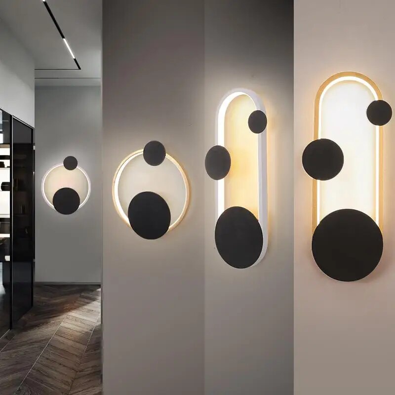 CreativeGlow - Modern LED Vägglampa i Kreativ Design – Dekorativ Belysning Carvallo