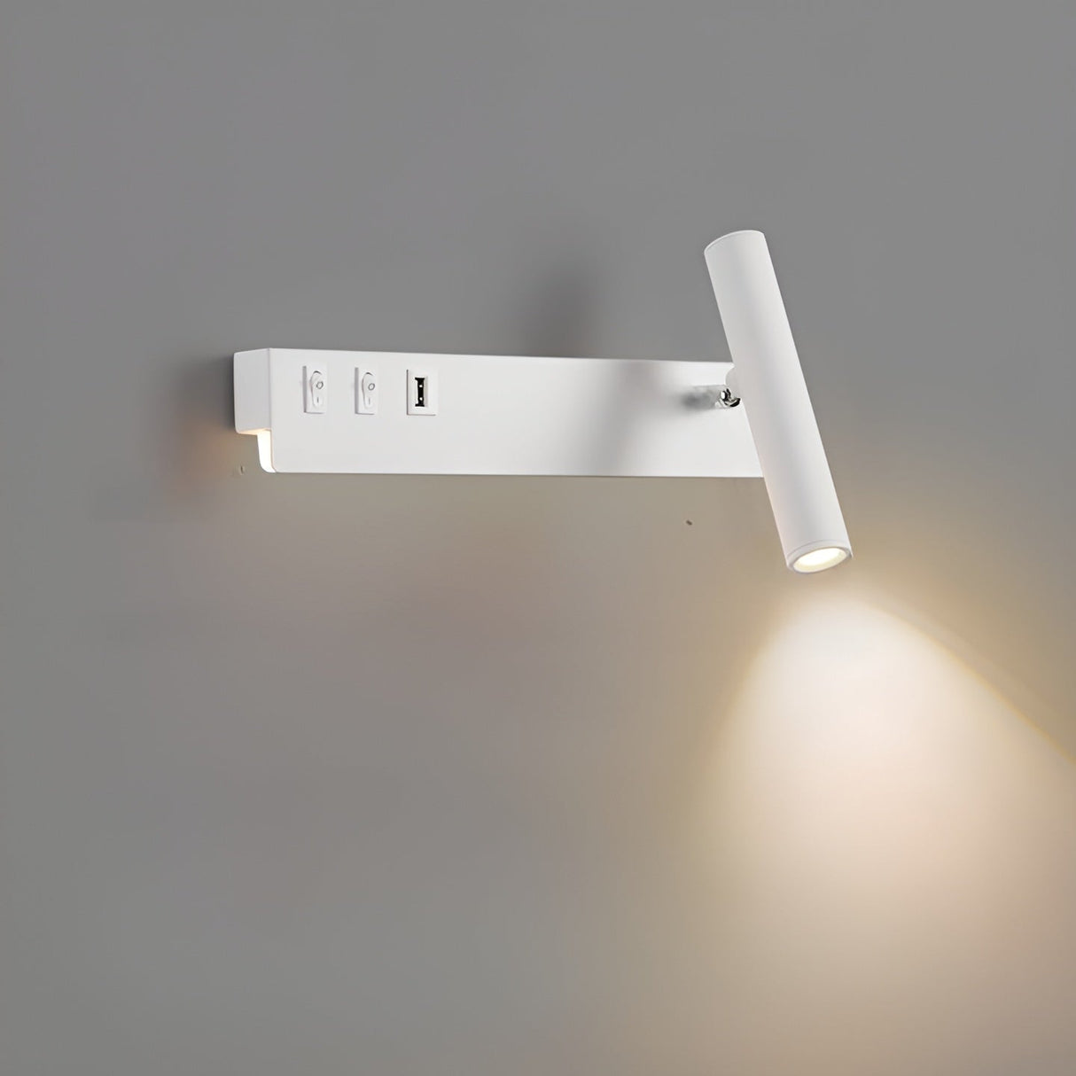 NordicBright Light - Nordic LED Vägglampa med Switch Carvallo