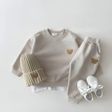 Cozy Cubs - Unisex-Babybjörnar Passande Set för Spädbarn - Tvådelat Set - Tröja och Byxor Carvallo