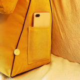 Läskuddar med ryggstöd - Multifunktionellt triangulärt läskudde och ryggstöd för säng Carvallo