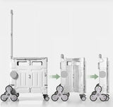 Hopfällbar Dragvagn med Trappklättrare-VaruZ-Hemnix