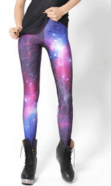 3D-utskrivna Galaxy Leggings-Clothes for women-Bellasverige-Hemnix