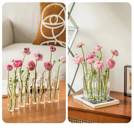 Modulära Glasvaser – Bygg din blomsterstil-VaruZ-Stor Vas: 8 st-Hemnix