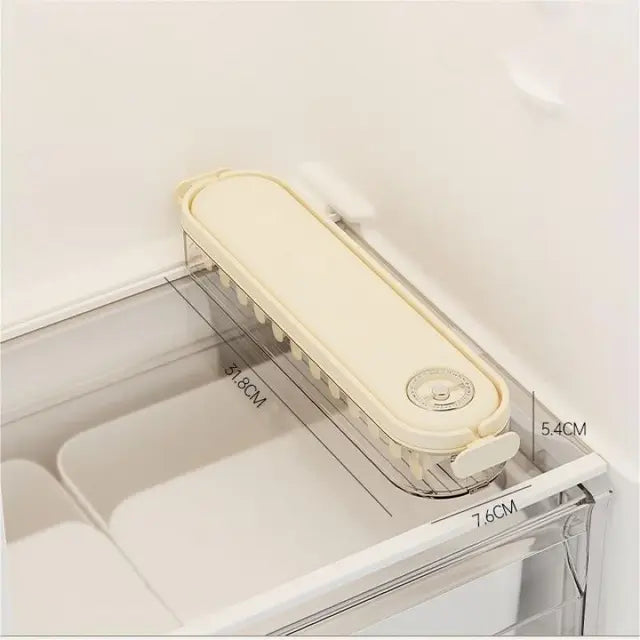 Staplingsbara fräscha behållare med fräschhållningsventil - Förvaringslösningar för livsmedel i kylskåpet - 4-pack Carvallo