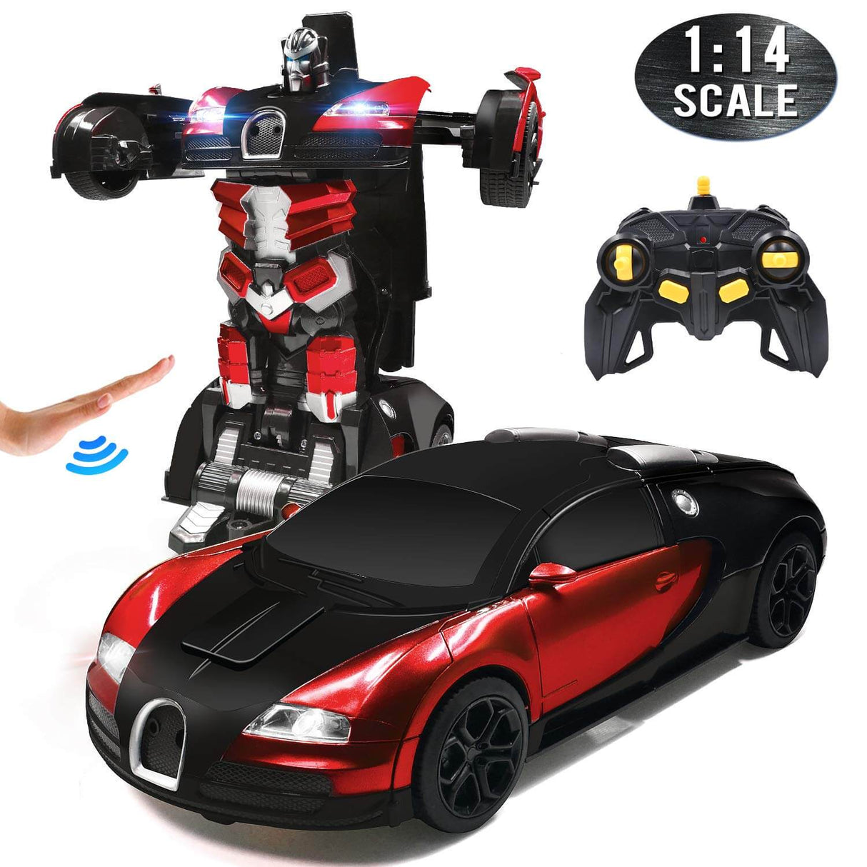 Fjärrkontroll Transformering Robotbil Leksak Carvallo