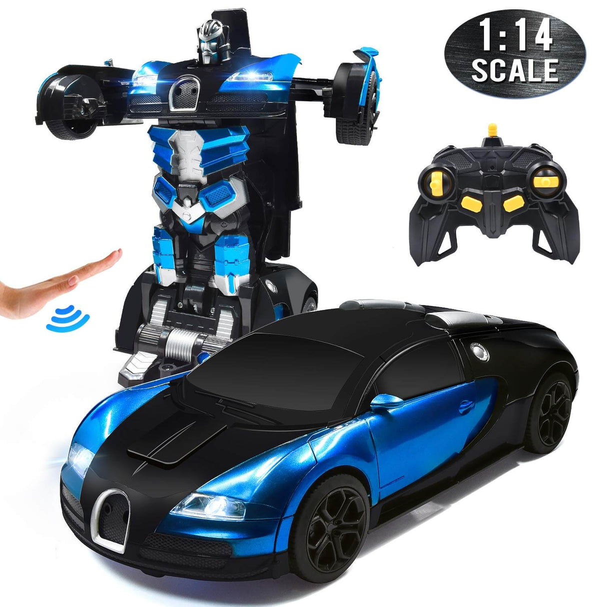 Fjärrkontroll Transformering Robotbil Leksak Carvallo