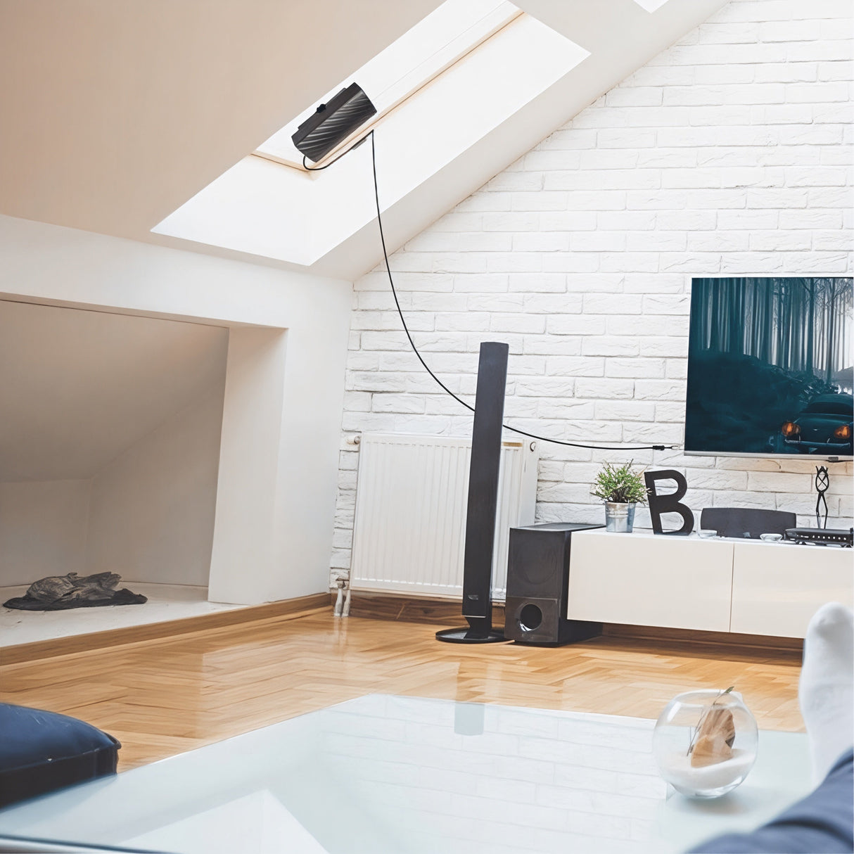 TV Antenn Inomhus Flat Digital Signal Booster Carvallo