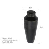 Carvallo – Ghost Black Matte Cocktail Shaker Set med Lyxig Finish Carvallo
