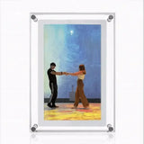 Live DigiFrame - Akryl Digital Fotoram med högtalare och Live Motion Display Carvallo