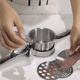 Royallure Rostfritt Stål Potatispress med 3 Utbytbara Skivor – Mångsidigt Kökverktyg Carvallo