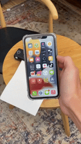 Royallure Pocket Thermal Printer – Kompakt bläckfri, Bluetooth Skriv ut var som helst Carvallo