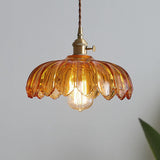Pendellampa Vintage Glas Hängande Lampa Carvallo