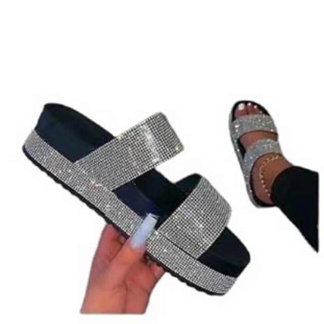 Glittersandaler för kvinnor-Shoes for Women-Hemnix-Hemnix