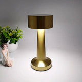 Bordslampa Touch LED uppladdningsbart metallampor Carvallo