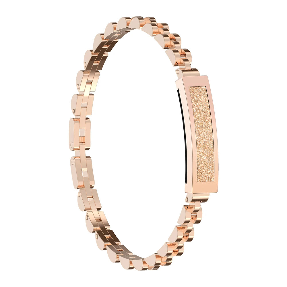 Smart kedjearmband för kvinnor – Bluetooth fitness tracker med hjärtfrekvens, blodsyre, sömnmonitor, flera sportlägen och app-synkronisering Carvallo