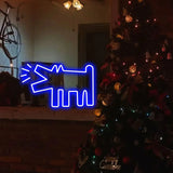 UrbanPaws – Graffiti Hund LED Neon Skylt för Djärv & Trendig Dekor Carvallo