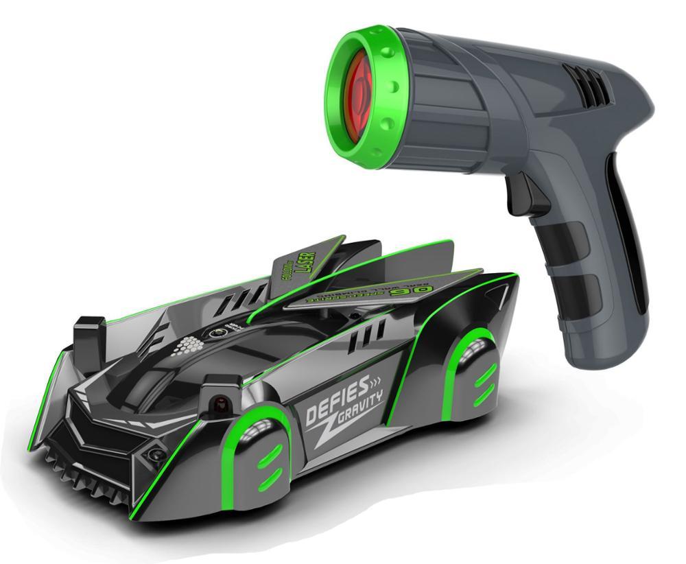 Fjärrkontrollerad väggklättrande laserbil leksak Carvallo