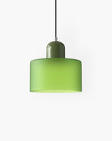 Formiva Pendel Lampa | Retro Modern Glas Skärm | Ambient E26 Belysning | Hårdkopplad Takarmatur Carvallo