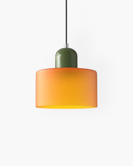 Formiva Pendel Lampa | Retro Modern Glas Skärm | Ambient E26 Belysning | Hårdkopplad Takarmatur Carvallo