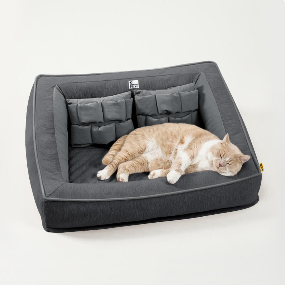 Comfort Ortopedisk Hundsoffa Säng Stödjande Stilig Skum Carvallo