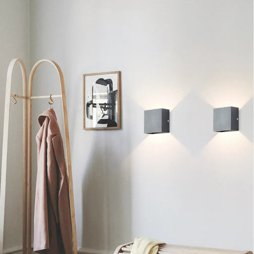 Vägglampa Modern Svart Aluminium LED Lampa Carvallo