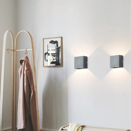 Vägglampa Modern Svart Aluminium LED Lampa Carvallo