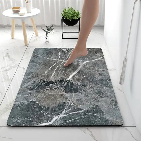 AquaArt Lyx Badmatta - Vattensugande och Snabbtorkande Carvallo