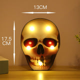 Carvallo - LED Halloween-ljus med kusliga mönster för festlig atmosfär Carvallo