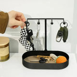 Liten Hallway Organizer Tray - Miljövänlig Metalls Stil Carvallo