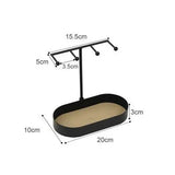 Liten Hallway Organizer Tray - Miljövänlig Metalls Stil Carvallo