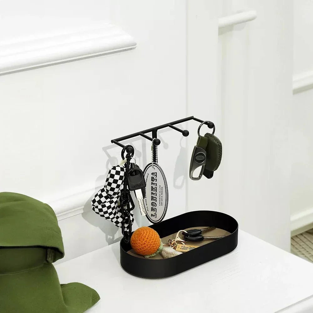 Liten Hallway Organizer Tray - Miljövänlig Metalls Stil Carvallo
