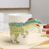 Carvallo – Handmålad Keramisk Dinosaurie Mugge för Kaffe och Te Carvallo