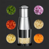 Royallure Premium Handheld Garlic Chopper - Effektiv rostfri press för snabb och säker tärning Carvallo