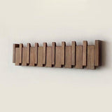 Luxora Handgjord Trä Klädhängare med Stiliga Krokar Carvallo