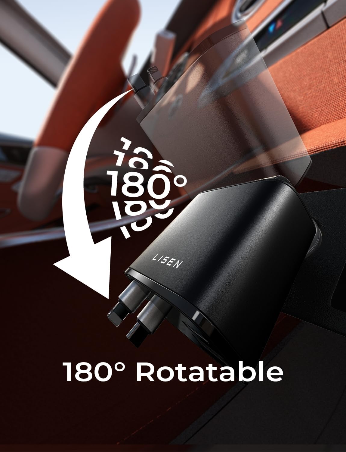 69W USB-C biladapter - Snabb utdragbar laddare för alla enheter MILA Sverige