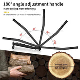 Kraftig väggmonterad vedklyv – Bärbar vedklyv i kolstål MILA Sverige