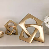 Luxe Gold Interwoven Knot Sculpture – Elegant modern accent MILA Sverige