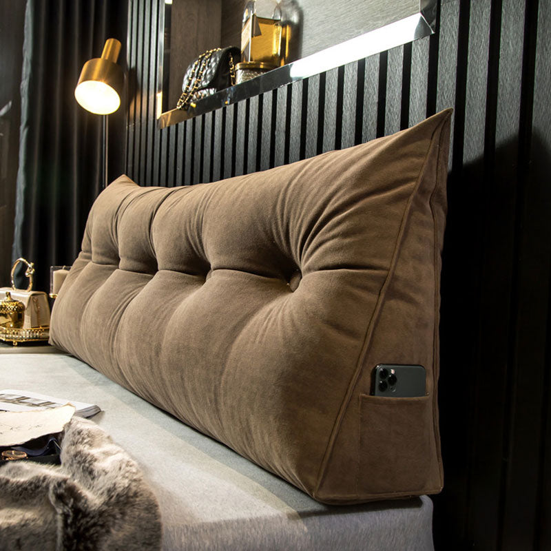 RoyaleGlow Lyxig Wedge Kudde - Ergonomiskt Stöd för Säng & Soffa Carvallo