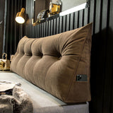 RoyaleGlow Lyxig Wedge Kudde - Ergonomiskt Stöd för Säng & Soffa Carvallo