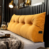 RoyaleGlow Lyxig Wedge Kudde - Ergonomiskt Stöd för Säng & Soffa Carvallo