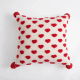 Hjärta Design Valentins Kudde i Plysch Terry Cloth Carvallo