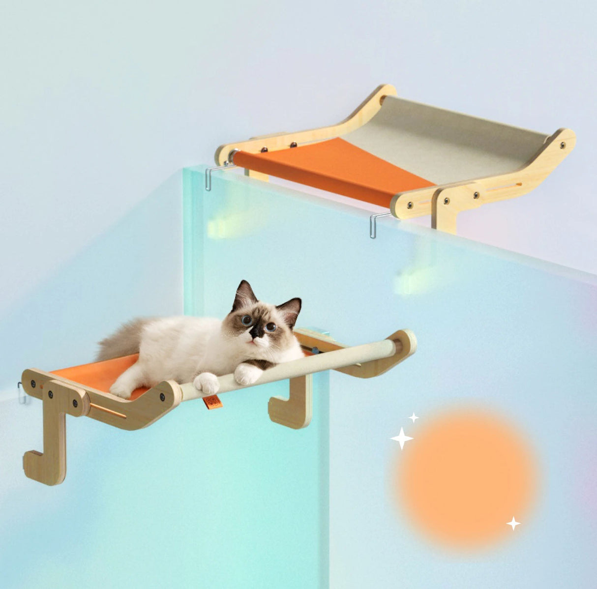 Kattfönsterhylla Carvallo