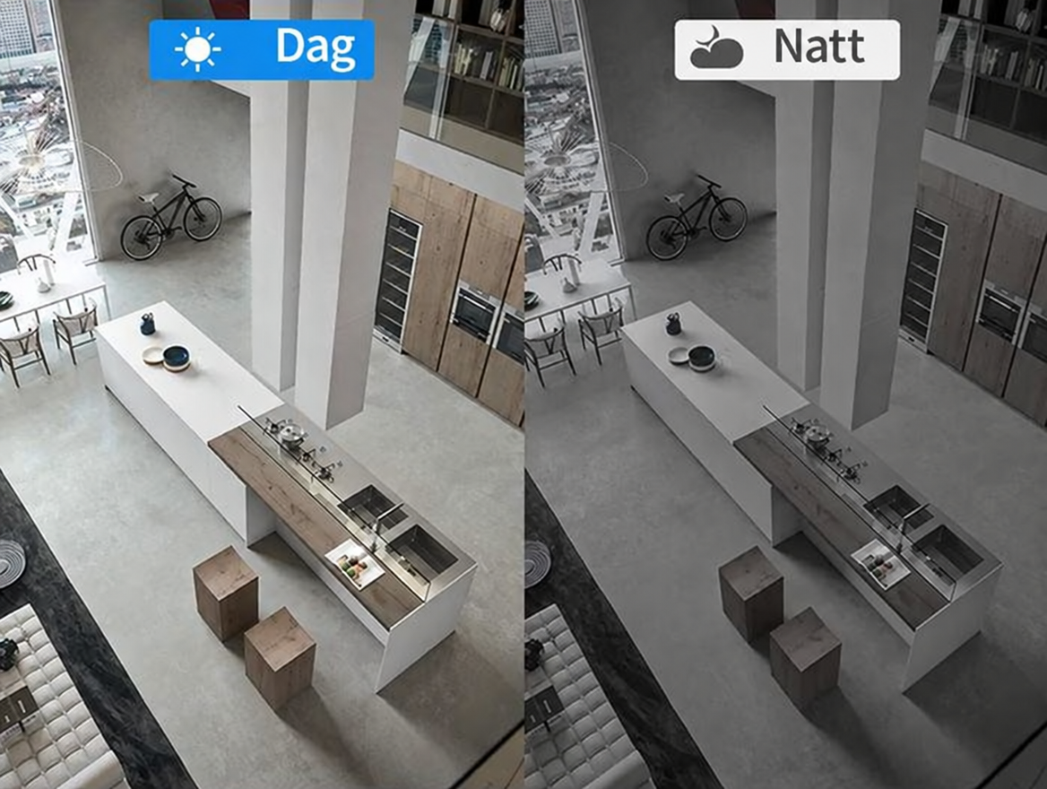 Minikamera WiFi 2-pack med mörkerseende