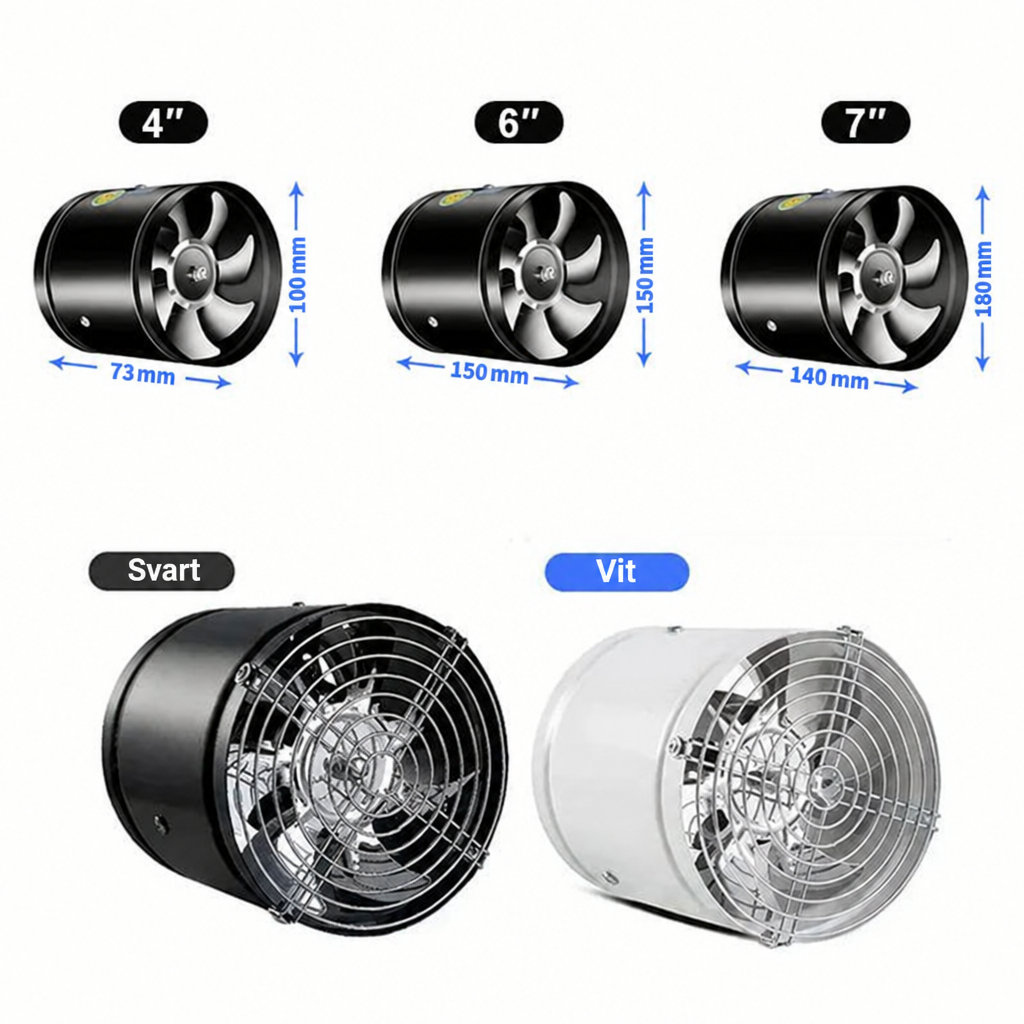 Tyst fläkt för ventilation – SilentForce