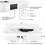 CD-spelare med Bluetooth och FM-radio