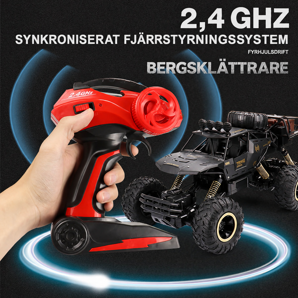 Radiostyrd monstertruck 6WD – upp till 32 km/h