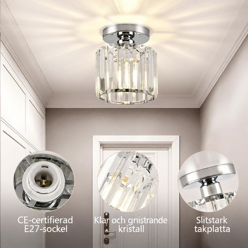 Taklampa för hall – modern plafond