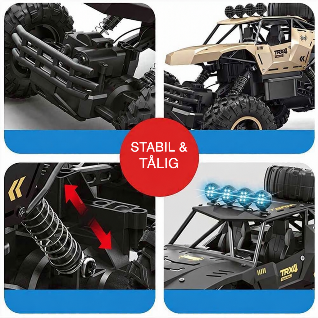 Radiostyrd monstertruck 6WD – upp till 32 km/h